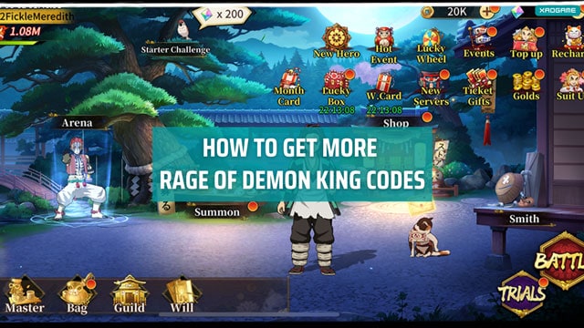 How to get more Rage of Demon King Codes