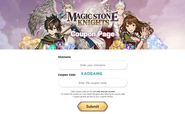 How to redeem code in Magic Stone Knights