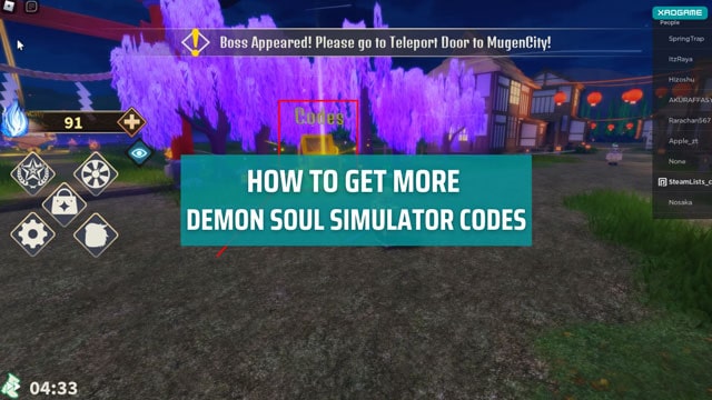 How to get more Demon Soul Simulator Codes