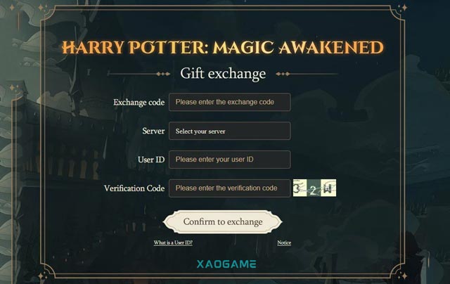 How to redeem code in Harry Potter Magic Awakened