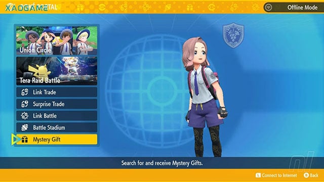 How to redeem mystery gift codes in pokemon scarlet and violet