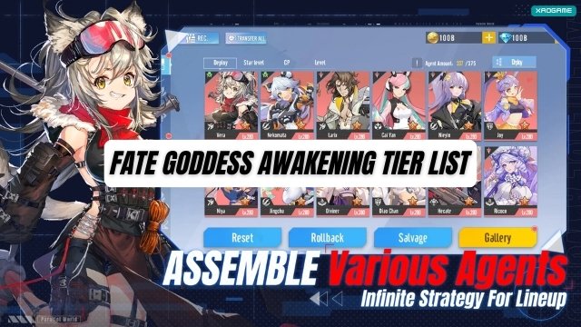 Fate Goddess Awakening Tier List